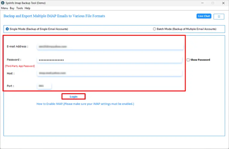 Migrate Kerio Connect to New Server
step 2