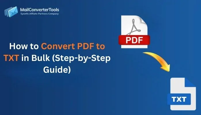 How to Convert PDF to TXT in Bulk (Step-by-Step Guide)