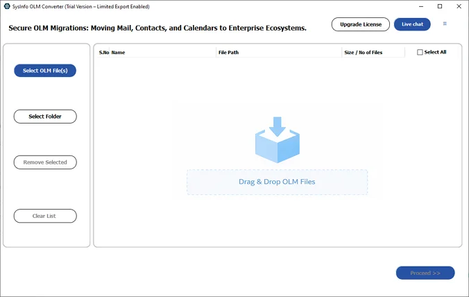 Download the OLM Converter Tool.