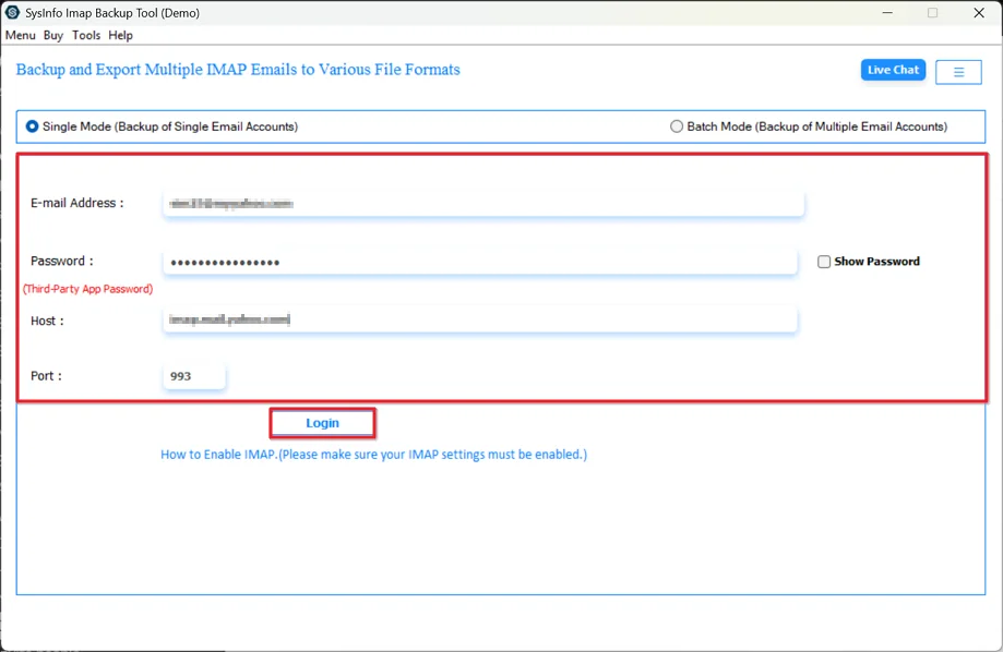 Then, log in with Earthlink credentials.
