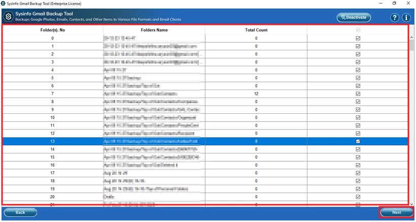 Select the files to convert and click Next.