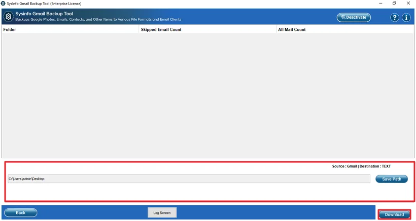 At last, set the path and click the Download button.
