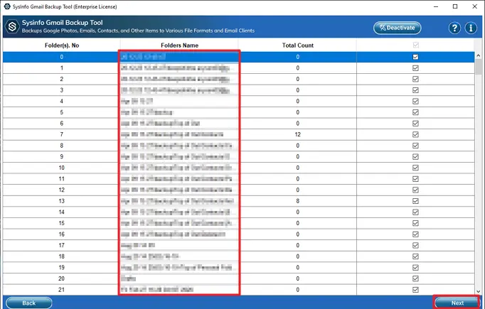 Step 2 select the folder and click Next