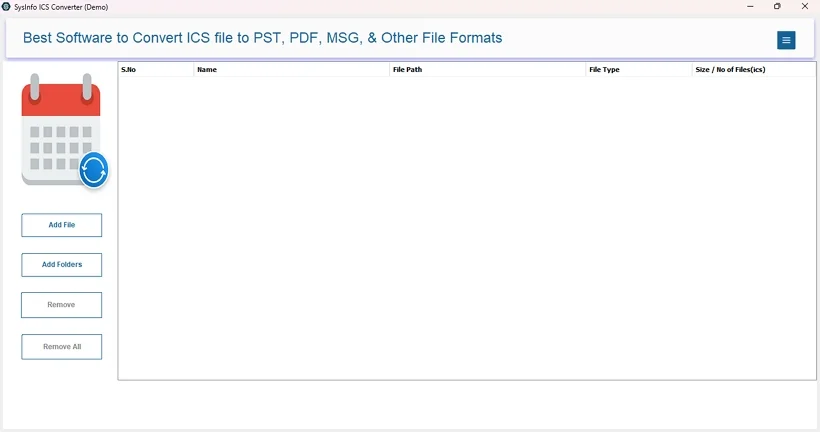 Install and start the ICS Conversion Tool on the OS. 