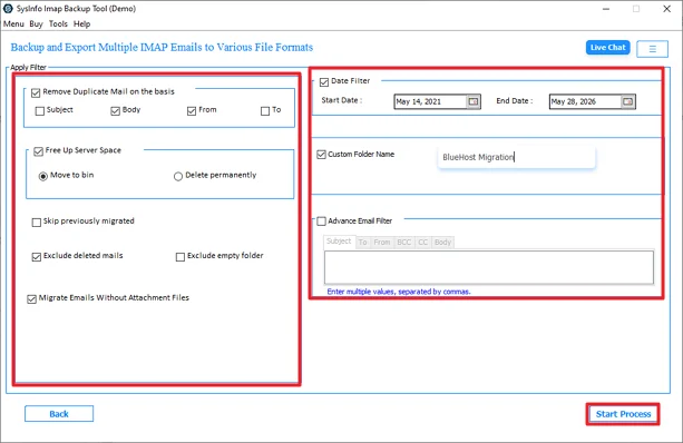 Migrate Bluehost email to Google Workspace