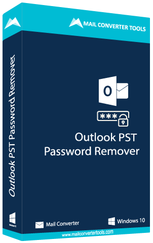 Outlook PST Password Remover box