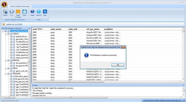 sqlite browser to view backup files