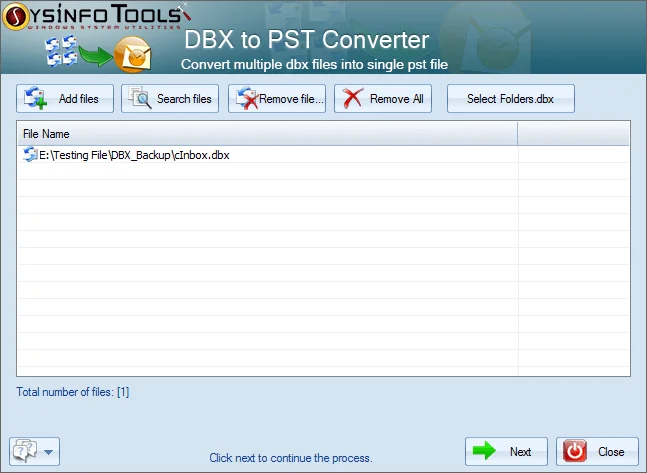screenshot of Outlook PST Recovery
